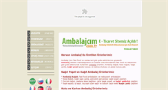 Desktop Screenshot of kervanambalaj.com